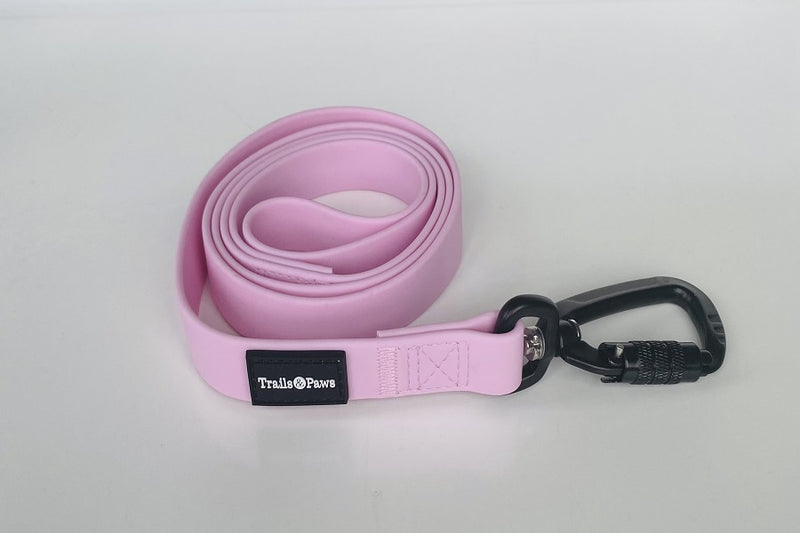 1.2m waterproof lead pink Trails & Paws